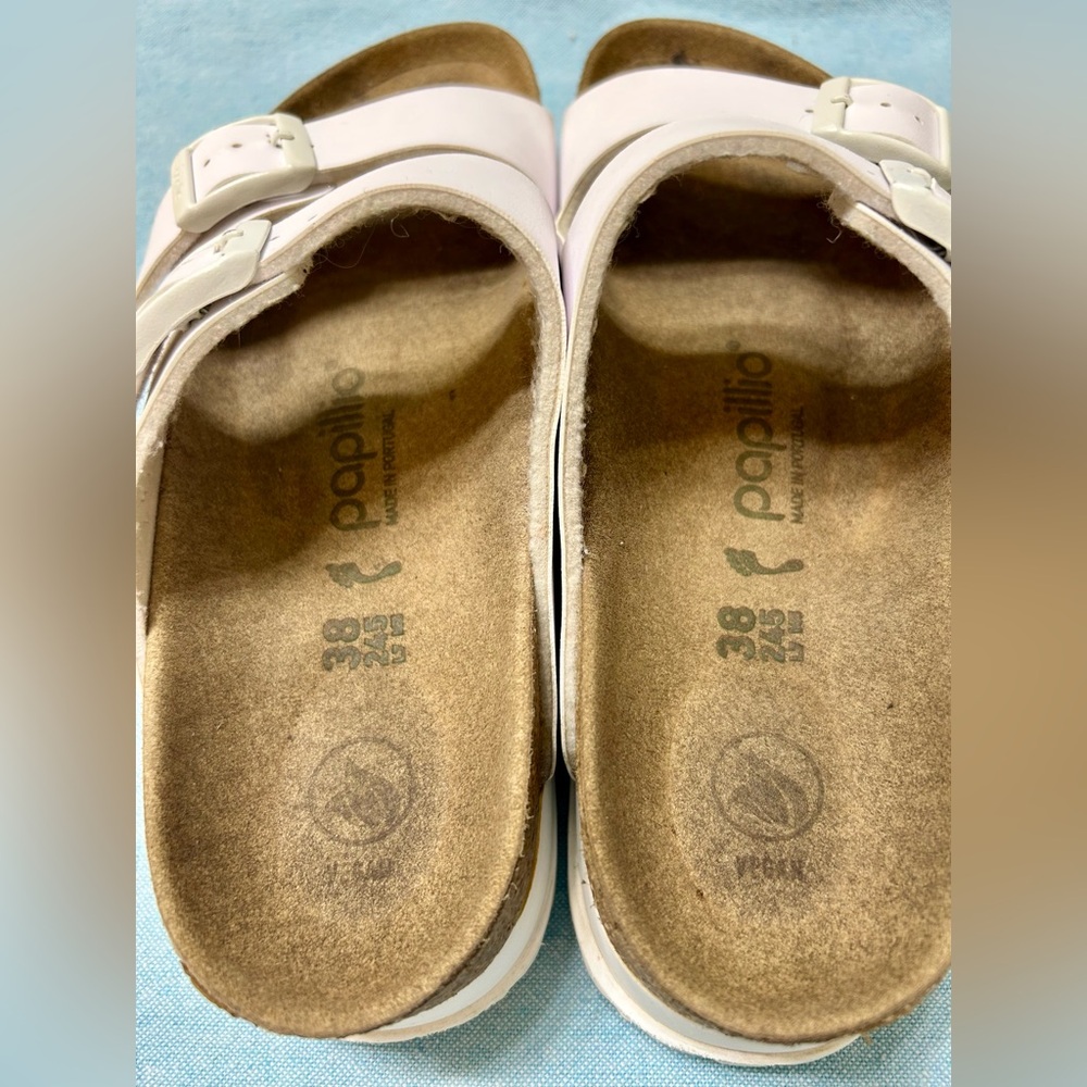Birkenstock Papillio Arizona Platform Sandals in White, 38 - Picture 6 of 9